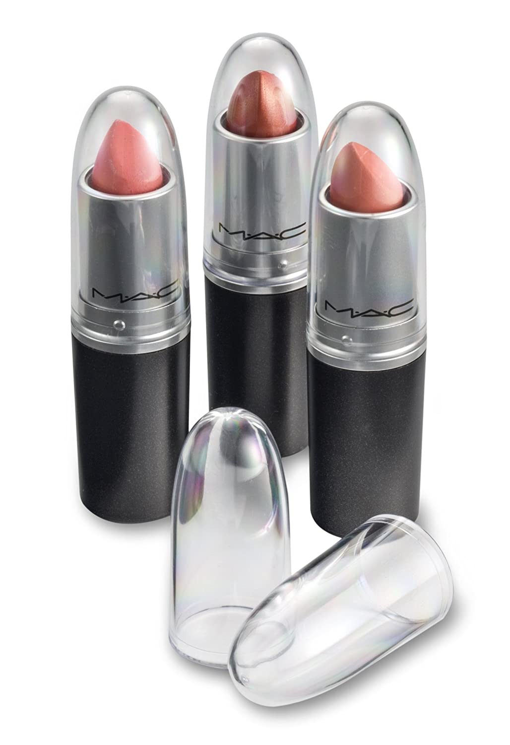 251102113044825_1 Clear Acrylic Lipstick Caps - Replaces Original Individual MAC Lipstick Caps - See Your Favorite Lipstick Color Easily (24 Pack) - Image 1